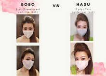 Load image into Gallery viewer, Hasu Mask | Breathable | Reusable | Fashionable | Light | Chic Mystic Look
