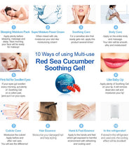 Load image into Gallery viewer, Rarita Jeju 8 Aquamarine Soothing Gel (99% Red Sea Cucumber Gel) 300ml